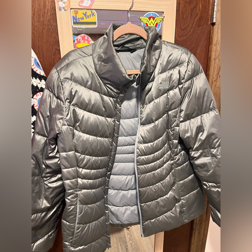 Grey North Face Jacket